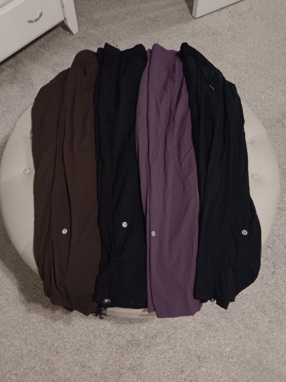 Lululemon dance pants with drawstring bundle / 4 pairs / Size M